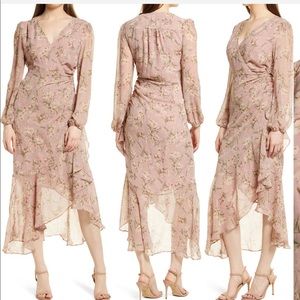 Floret Studios long sleeve midi dress